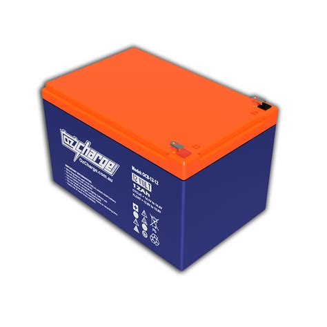 12V 12Ah AGM Deep-Cycle Battery – OzCharge