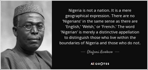 TOP 6 QUOTES BY OBAFEMI AWOLOWO | A-Z Quotes