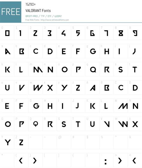 VALORANT 1.000 Fonts Free Download - OnlineWebFonts.COM