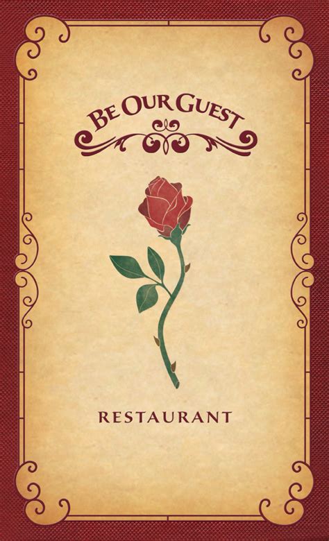 Be Our Guest Restaurant menu art - Photo 1 of 3