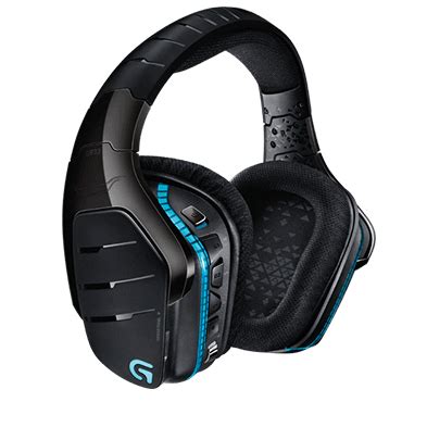 Das kabellose Logitech G933 Gaming-Headset bietet 7.1-Surround-Sound, programmierbare G-Tasten ...