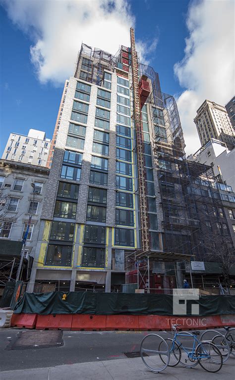 Scaffolding Removal Underway at 19-Story, 60-Unit 153 Remsen Street ...