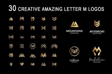 30 Creative Letter M logos | Handwritten logo design, Letter m logo ...