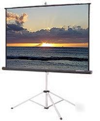 Da-lite 84X84 deluxe 1.5 gain tripod projector screen