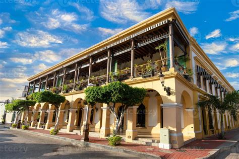 Mazatlan Old City central plaza in historic city center near ocean ...