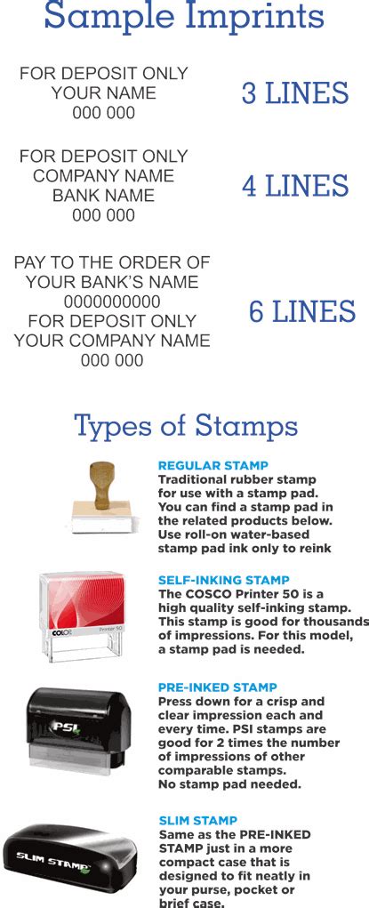 Bank Deposit Stamp