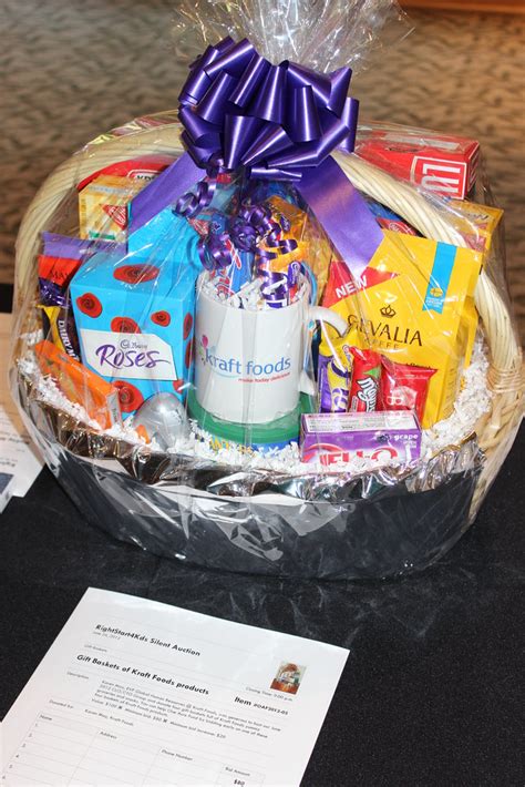 Silent Auction - Four Gift baskets with Kraft Foods Produc… | Flickr