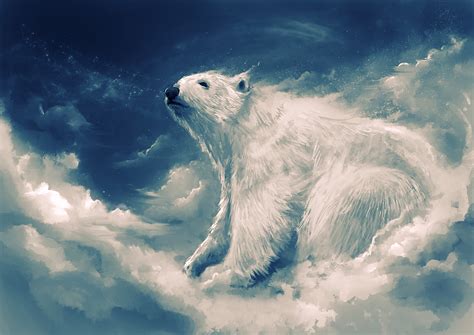 Polar Bear Artwork 4k, HD Artist, 4k Wallpapers, Images, Backgrounds ...