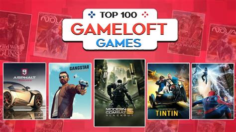 Top 100 Gameloft Games For Android 2020 | High Graphics (Online/offline) - YouTube