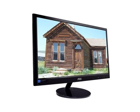 20" AOC e2051Sn 720p Widescreen Slim LED-Backlit LCD Monitor (Black) - Viziotech