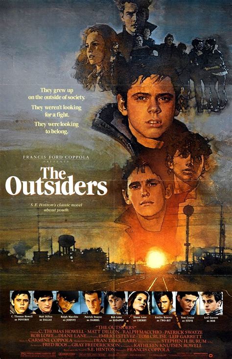 The Outsiders Movie Poster | Outsiders movie, Movie posters vintage ...