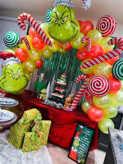 The Grinch Birthday | Kids christmas party, Christmas birthday party ...