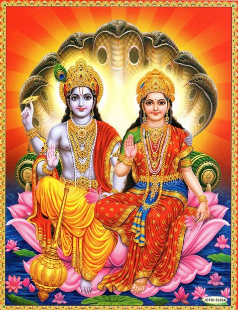 Lakshmi And Vishnu