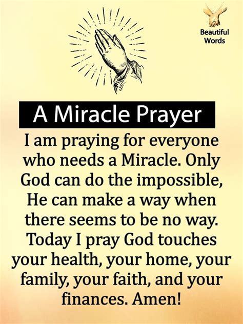 Awesomequotes4u.com: A Miracle Prayer