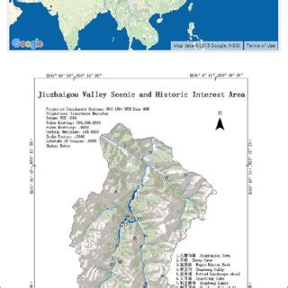 Location and map of Jiuzhaigou Valley National Park. | Download Scientific Diagram