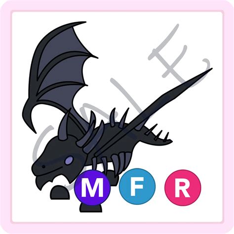 MFR Shadow Dragon Adopt Me - Shadow Dragon MFR Roblox Adopt Me - Mega ...