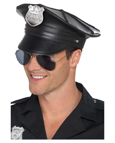 US Police Officer Police Hat as an accessory | horror-shop.com