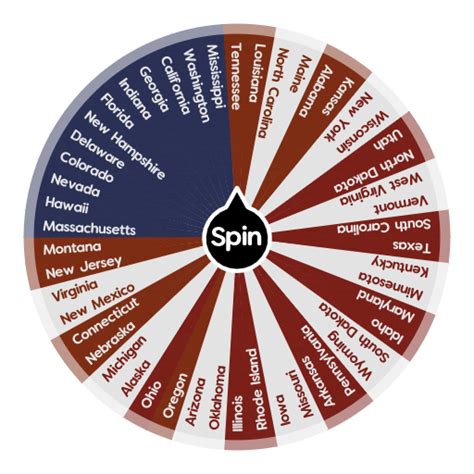 U.S States | Spin The Wheel App