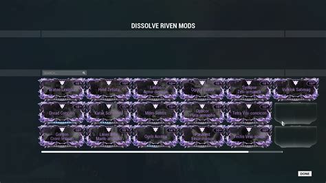 Riven Mod Capacity - General - Warframe Forums