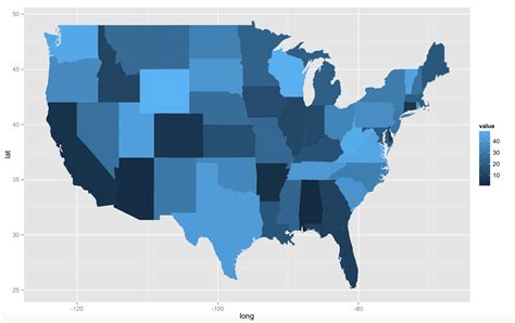 r - plotting US heat map with text - Stack Overflow