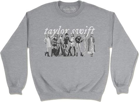 Taylor Swift Crew Neck Long Sleeve Sweater: Amazon.co.uk: Clothing
