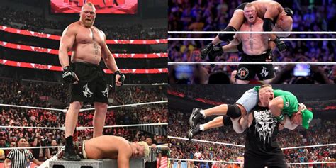 10 Best F5 Finishers Of Brock Lesnar's WWE Career, Ranked