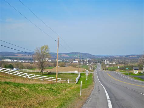 US Route 20 Scenic Byway in central New York State. Scenic Byway ...