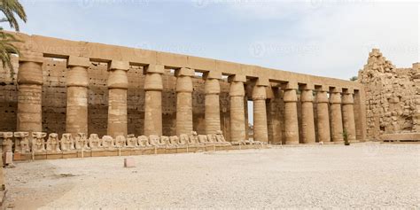 Columns in Karnak Temple, Luxor, Egypt 9362065 Stock Photo at Vecteezy