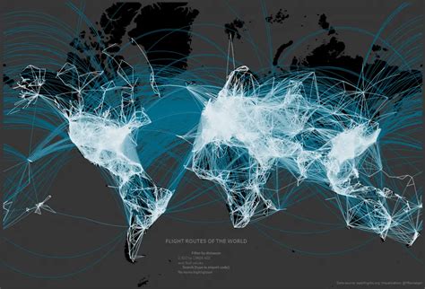 Worldwide Airline Routes - Vivid Maps