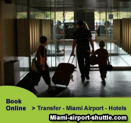 Miami airport shuttle transfer service : Ground transportation