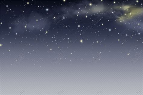 Starry Night Sky, Starry Sky, Dreamy Stars, Cloud PNG Free Download And ...