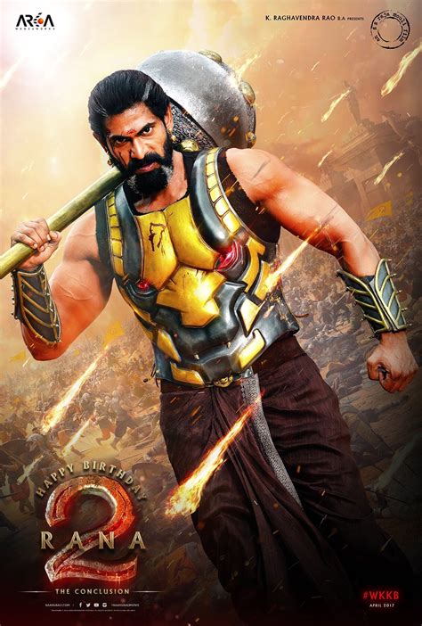 Baahubali 2 Posters – Rana Daggubati as Bhallaladeva | News