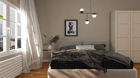 Minimalist Scandinavian Bedroom - Homilo