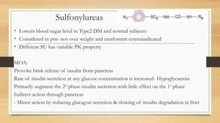 Sulfonylureas | PPT