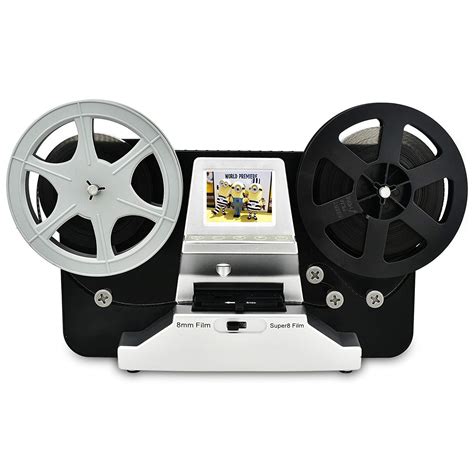 Film Scanner 5"&3" Reel 8mm Super 8 Roll Digital Video Scanner Movie ...