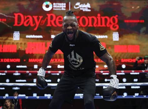 Deontay Wilder Day of Reckoning full fight card, running order and ...