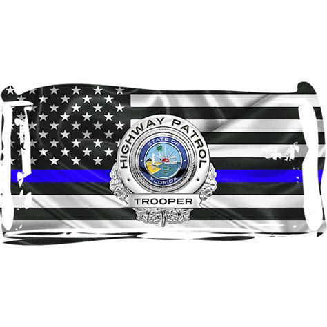 Florida Highway Patrol - F H P Trooper Badge over The Thin Blue Line ...