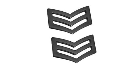 POLICE SERGEANT STRIPES - METAL - Police Discount Offers