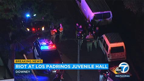 Lockdown lifted at Los Padrinos Juvenile Hall following riot - ABC7 Los ...