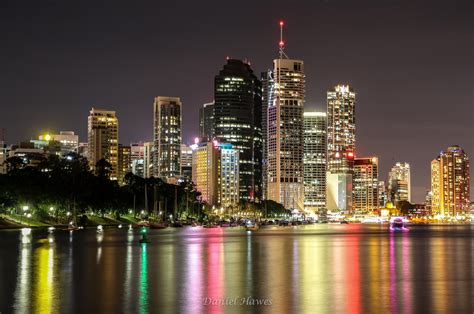 Brisbane City at Night | Brisbane city, Night city, City