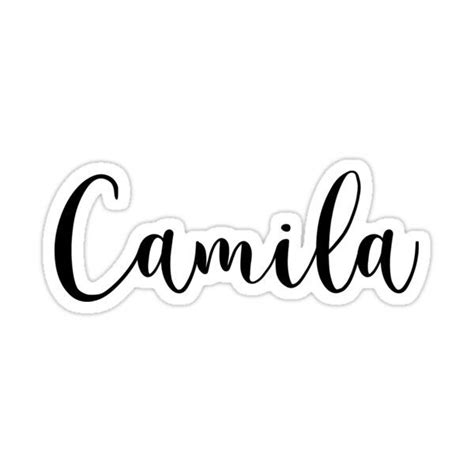 Camila Coloring Page Coloring Pages