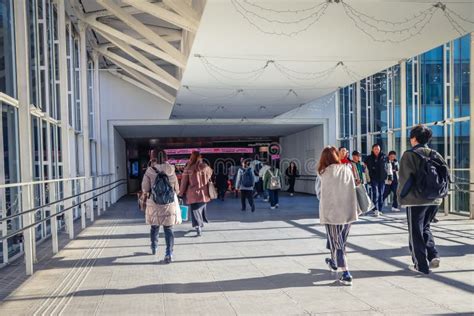 Modern Pedestrian Bridge with Metal Arches Nov 30 2023 Editorial Image ...