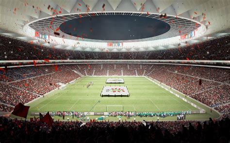 Cruz y Ortiz Arquitectos reveals stadium for final match at Morocco 2026 FIFA World Cup - Middle ...