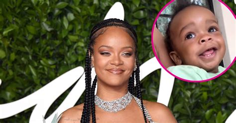 Rihanna Jokes Her 1-Year-Old Son RZA Has Her Big Forehead | Us Weekly