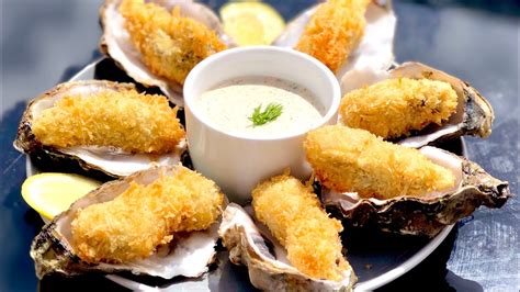 Crispy Deep Fried Oysters! - YouTube