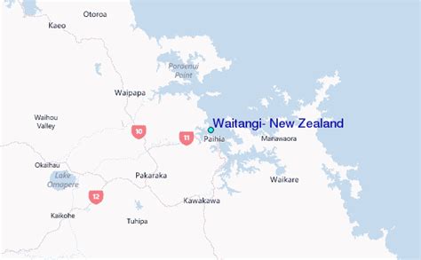 Waitangi, New Zealand Tide Station Location Guide