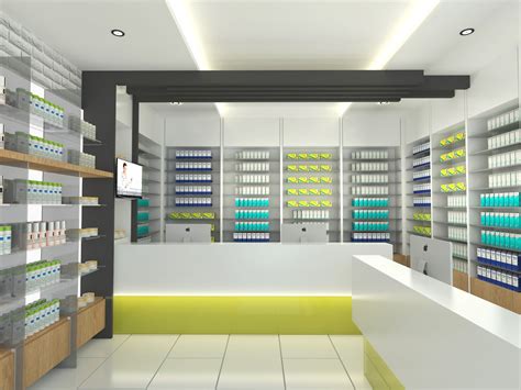 Pharmacy design #pharmacy #eczane #interiordesign #hospital #medicine Mobile Shop Design, 3d ...