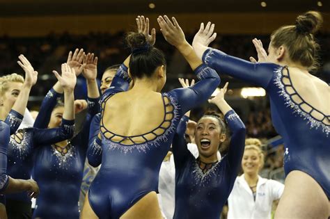 UCLA Gymnastics Holds Meet the Bruins Intrasquad Event Today - Bruins ...