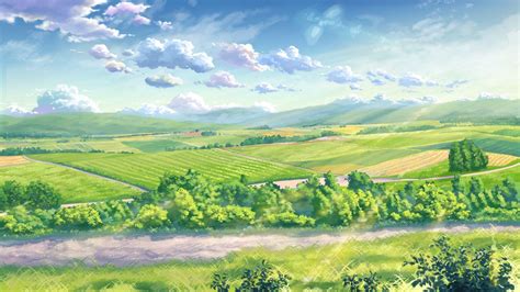 Anime Grass Field Wallpapers - Wallpaper Cave