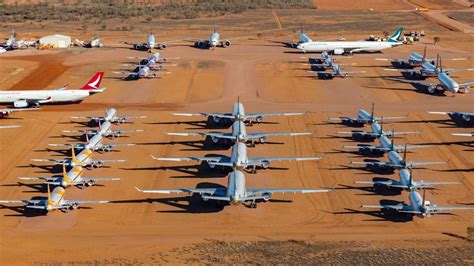 Alice Springs plane ‘graveyard’ packed with aircraft | Photos | news ...